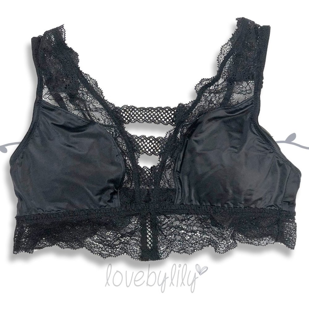2/$30 Victoria’s Secret Satin Strappy Unlined Bralette Bra